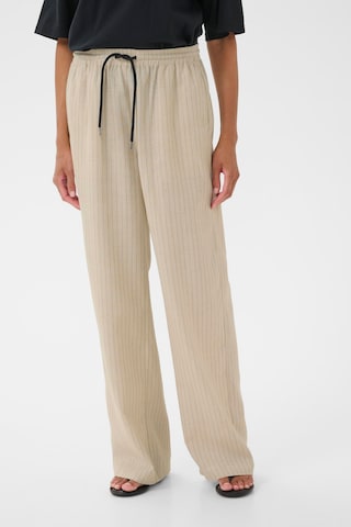KAREN BY SIMONSEN Loose fit Pants 'Felia' in Beige: front