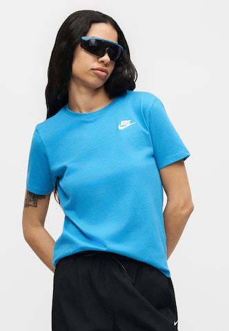 Nike Sportswear Majica 'CLUB' | modra barva