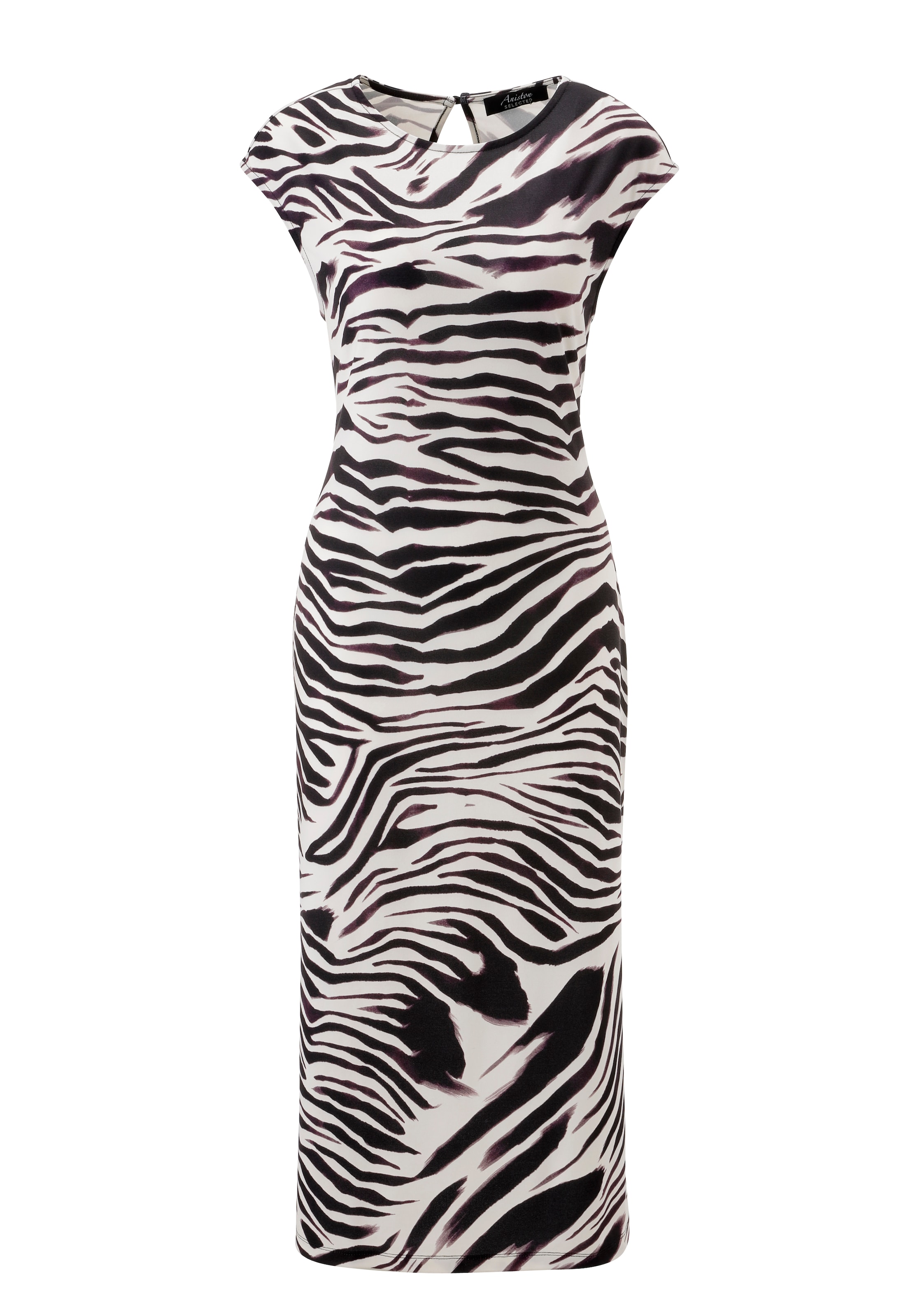 Aniston SELECTED Dress in Black / Off white, Item view