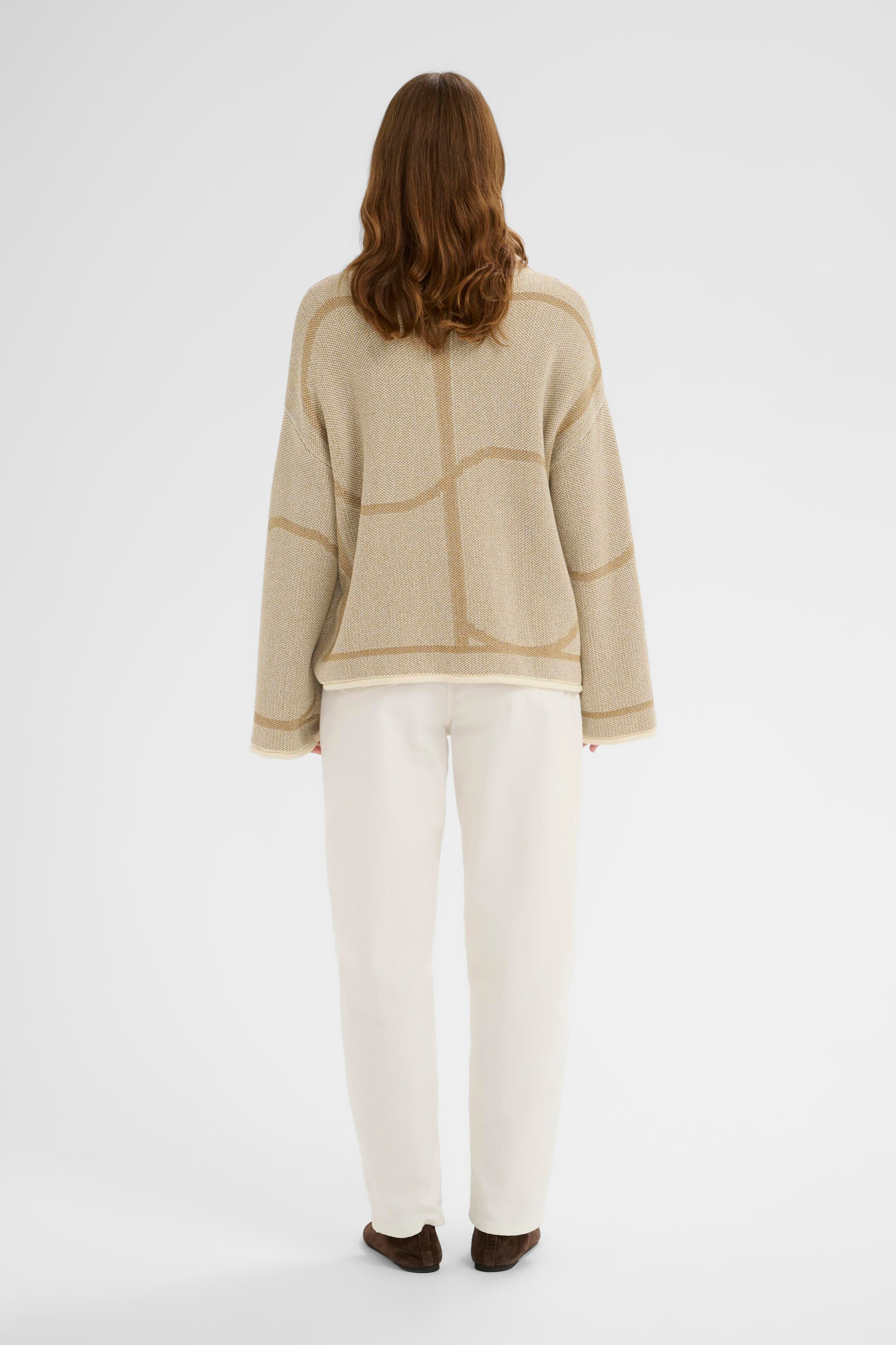 SOAKED IN LUXURY Pullover 'Rava' in Beige