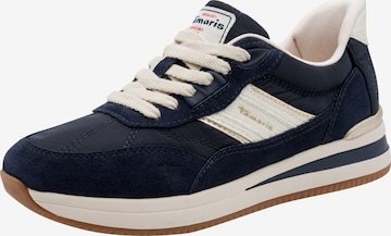 Baskets basses Tamaris en bleu : devant
