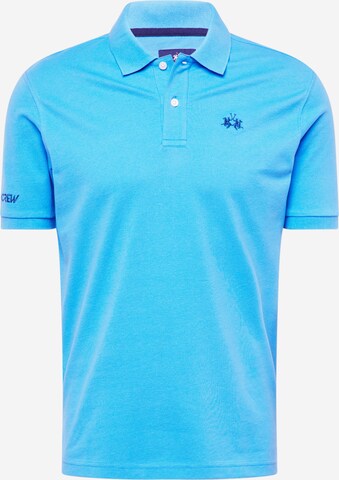 La Martina Poloshirt in Blau: Vorderseite