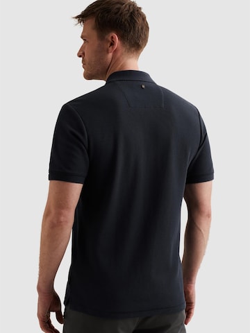 Maglietta 'Polo shirt with waffle texture and ribbed collar' di PME Legend in blu