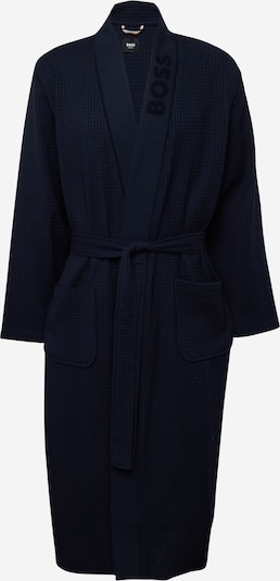 BOSS Badjas lang  in de kleur Donkerblauw / Zwart, Productweergave