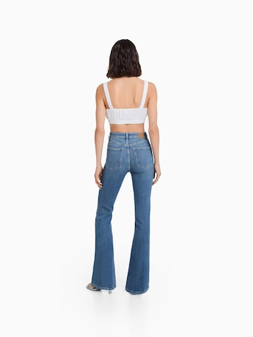 Evazați Jeans de la Bershka pe albastru