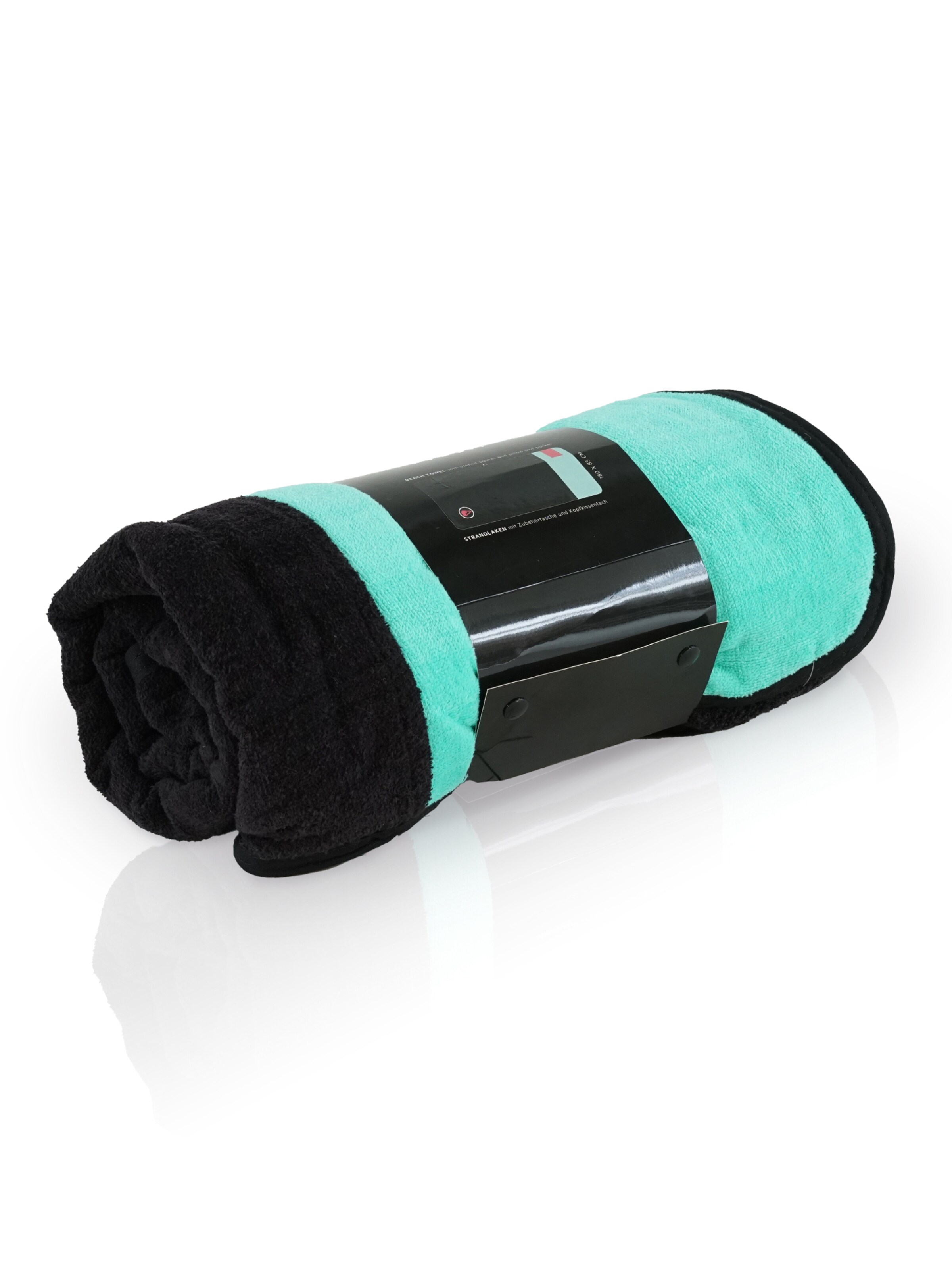 Serviette de plage ' Cinco ' Wave Hawaii en noir