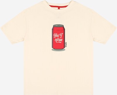 The New قميص بـ كريم / أحمر, عرض المنتج
