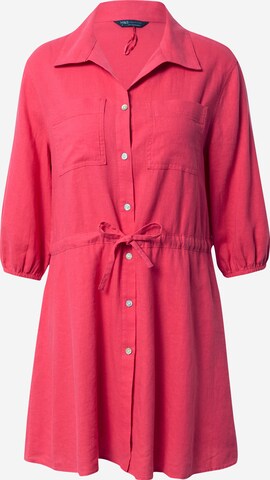 Marks & Spencer Shirt dress in Pink: front