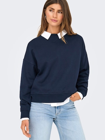 Felpa 'ONLDaze' di ONLY in blu: frontale