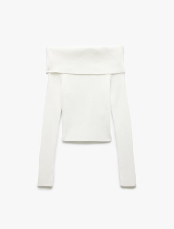 Koton Pullover in Weiß