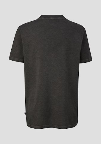 melns QS T-Krekls