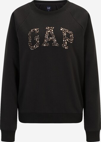 Gap Tall Sweatshirt in Black: front