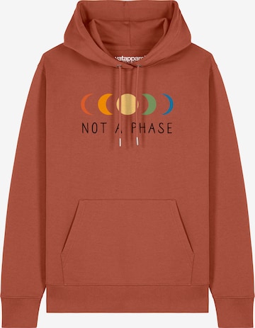 Sweat-shirt ' Not a Phase ' Watapparel en marron : devant
