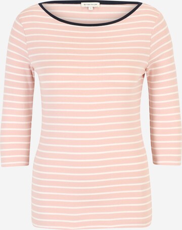 T-shirt TOM TAILOR en rose : devant