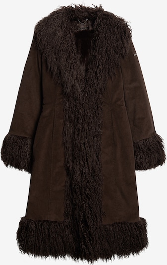 Superdry Manteau d’hiver en brun foncé, Vue avec produit
