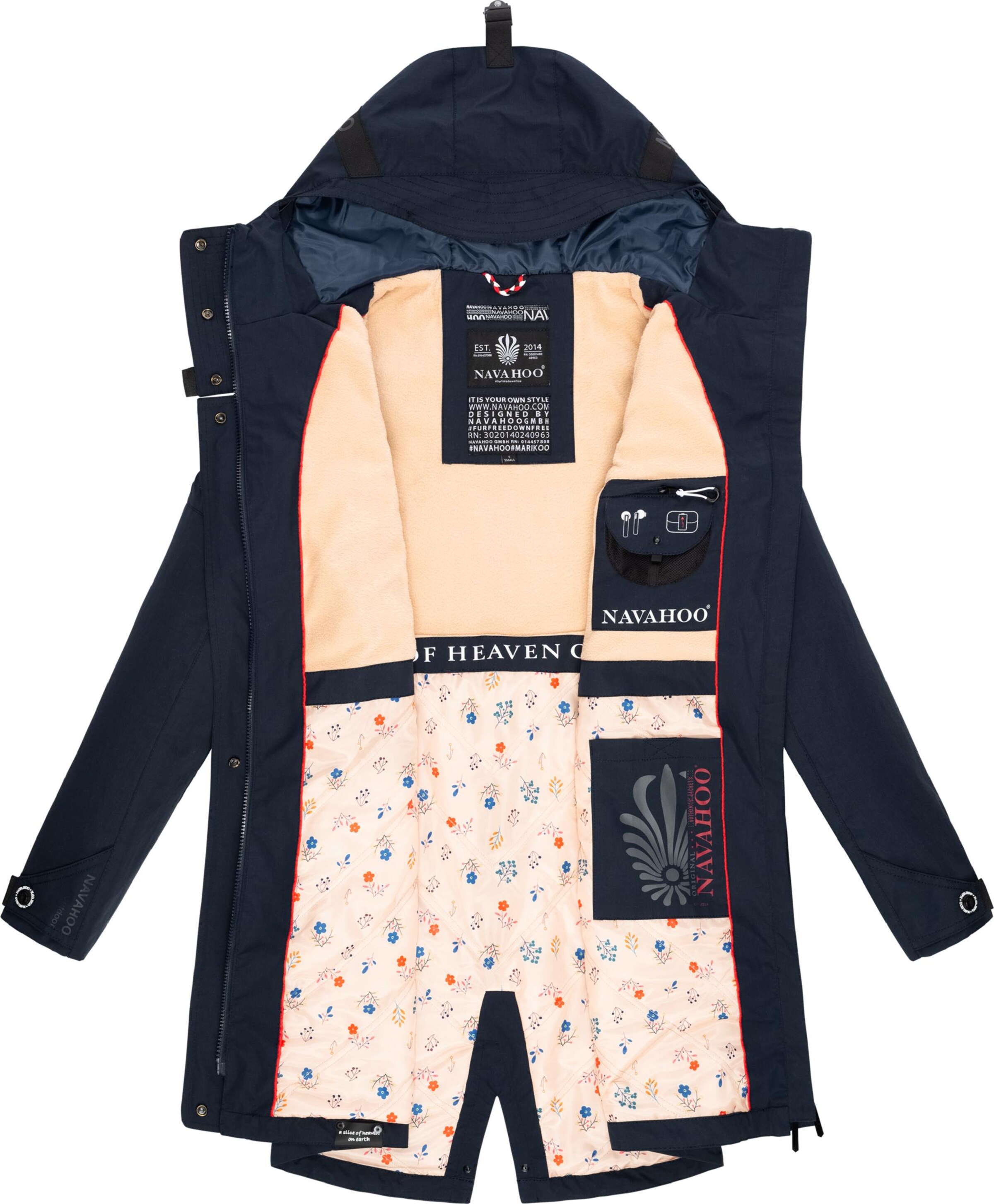 NAVAHOO Jacke 'PFEFFERSCHOTE' in Blau