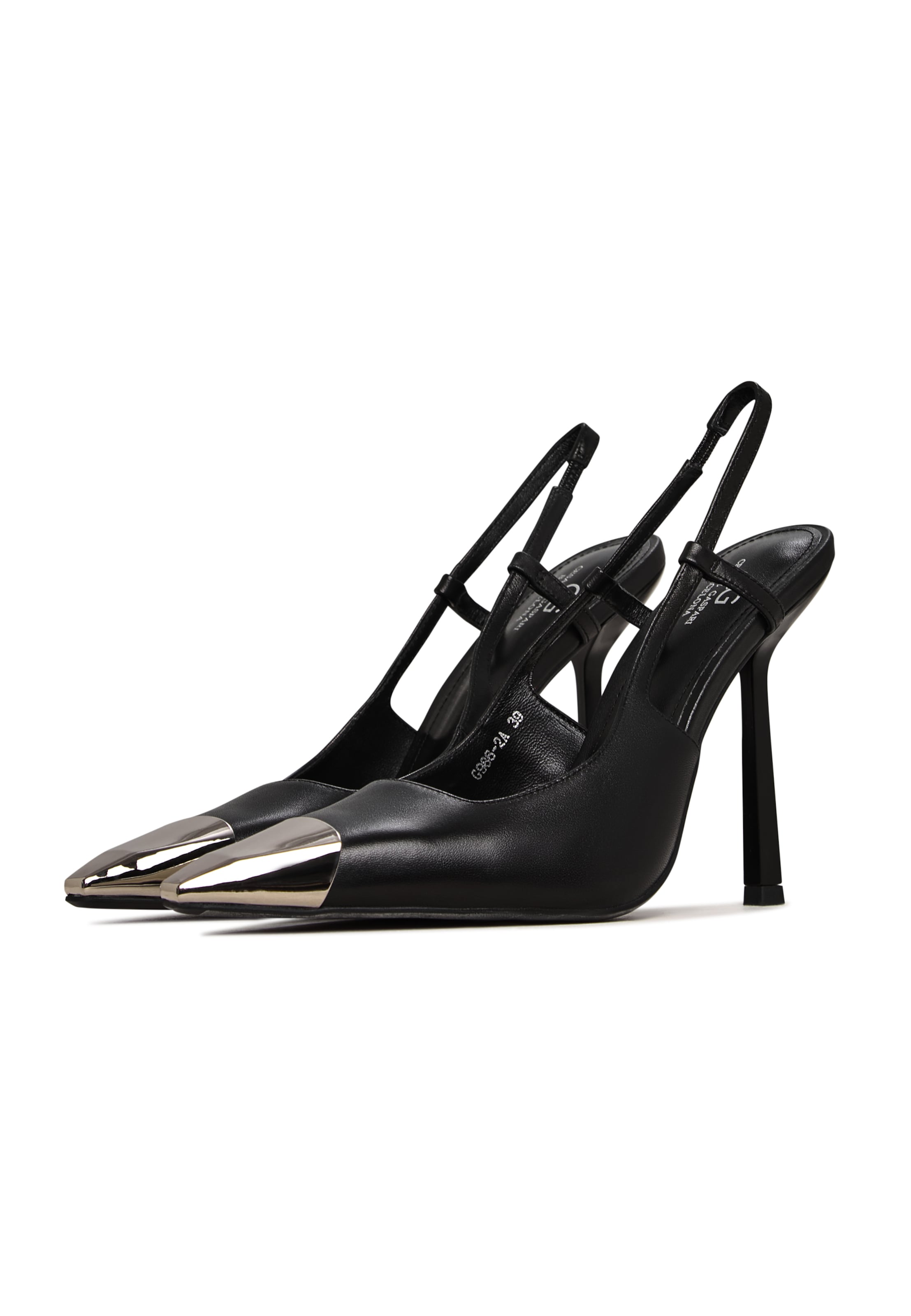 CESARE GASPARI Slingpumps in Schwarz
