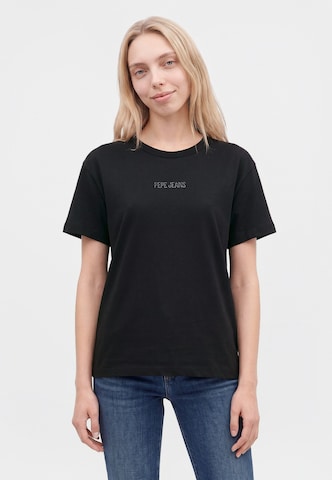 Pepe Jeans Tričko 'Bema' – černá