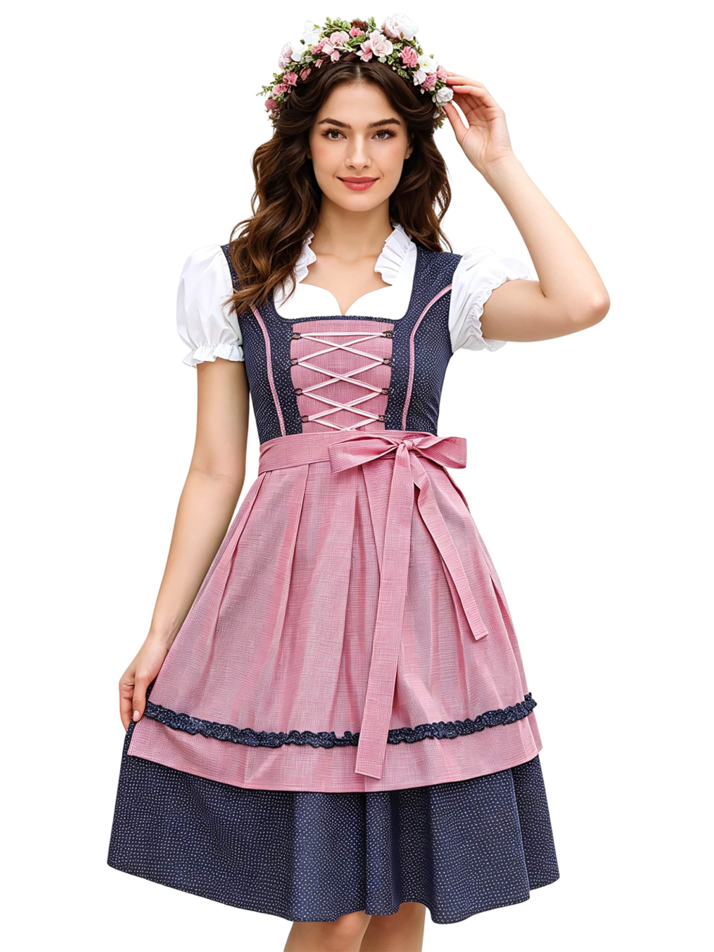 KoJooin Dirndl in Blue: front