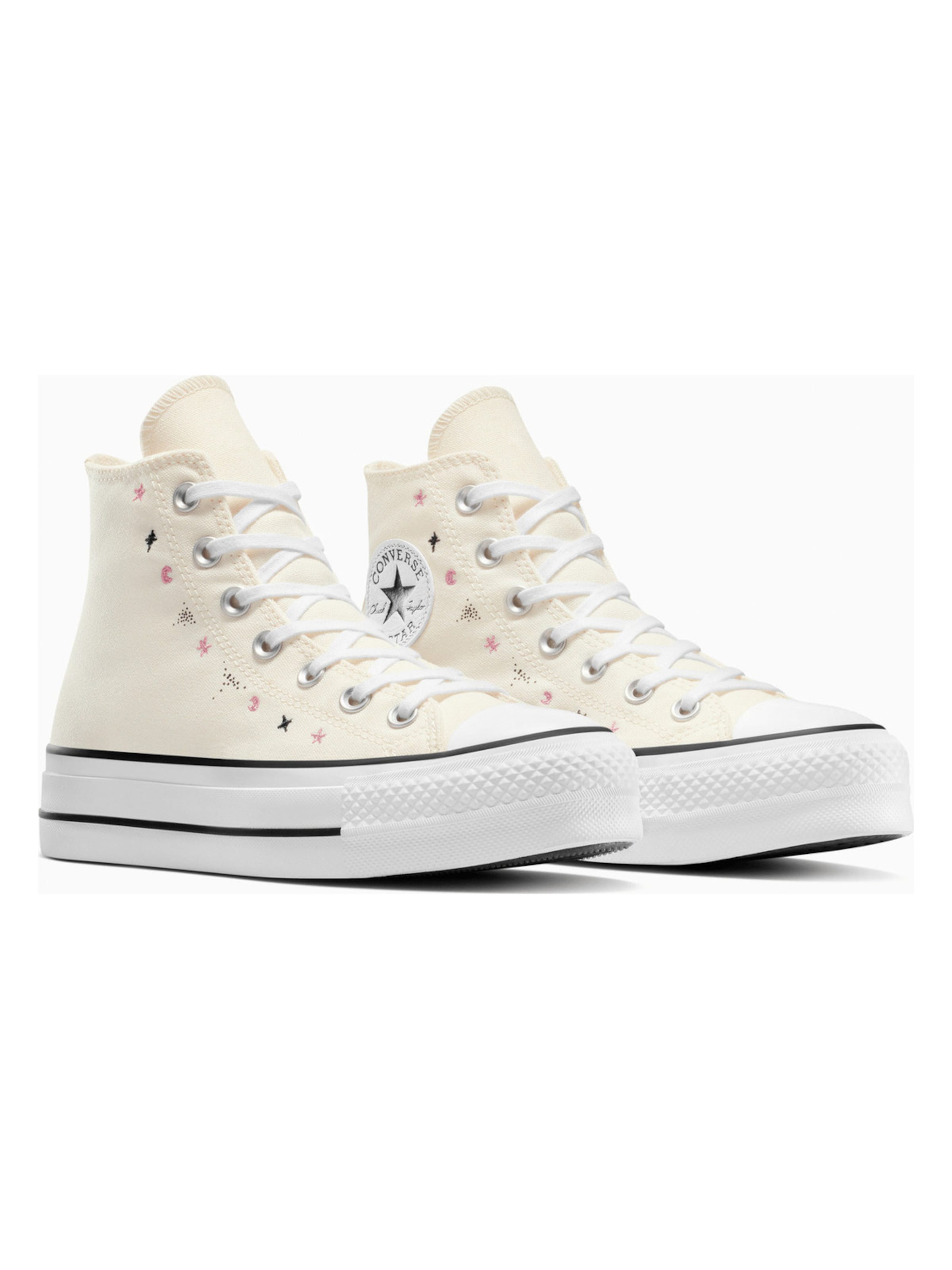 CONVERSE - Zapatillas deportivas bajas 'Converse Chuck Taylor All Star Lift Platform Celestial' en beige