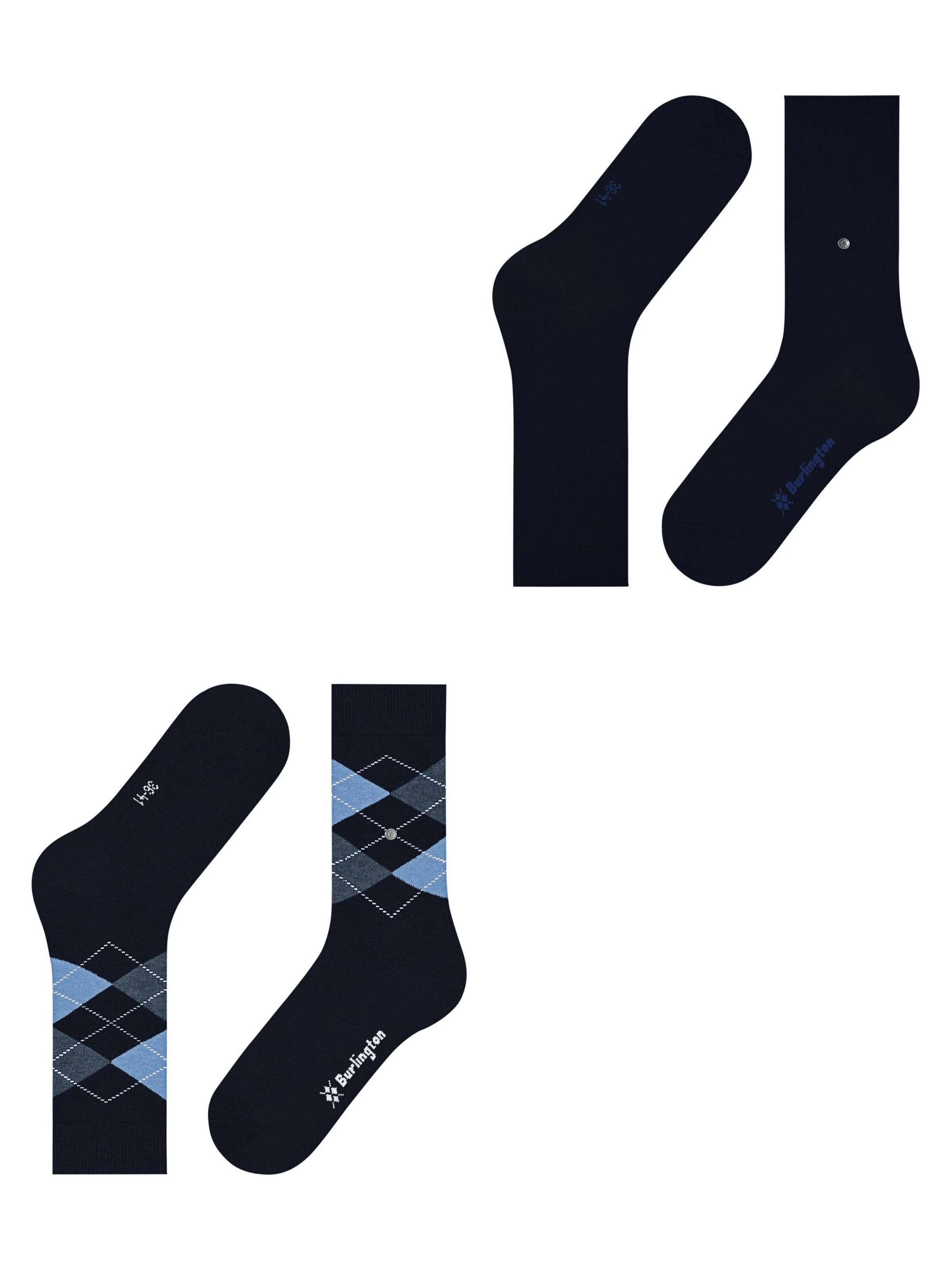 BURLINGTON Socks 'Everyday Mix 2-Pack' in Purple