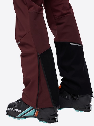 VAUDE Regular Outdoor trousers 'W Larice Pants IV' in Brown