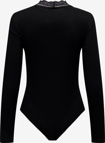 JDY Shirt Bodysuit 'Kirsa' in Black