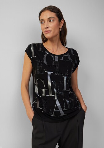 s.Oliver BLACK LABEL Shirt in Black: front