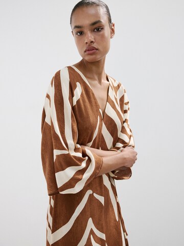 MANGO Kleid 'Karla' in Braun