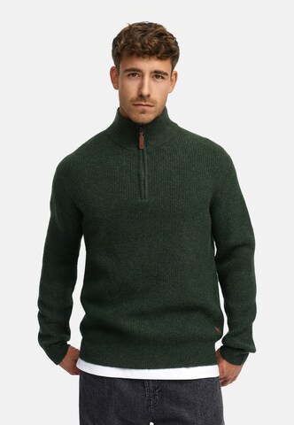 INDICODE JEANS Trui 'INPeace' in Groen: voorkant