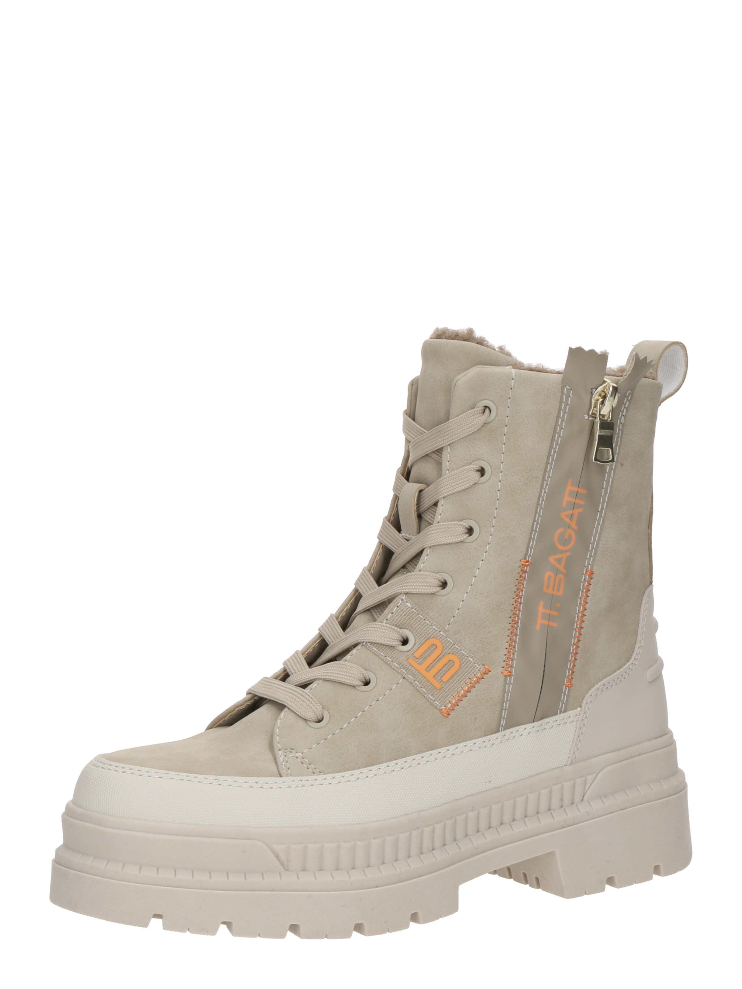 TT. BAGATT Μποτάκι με κορδόνια 'Dewin' σε μπεζ: μπροστά