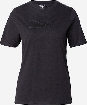 Reebok Λειτουργικό μπλουζάκι 'AUDREY TONAL' σε μαύρο: μπροστά