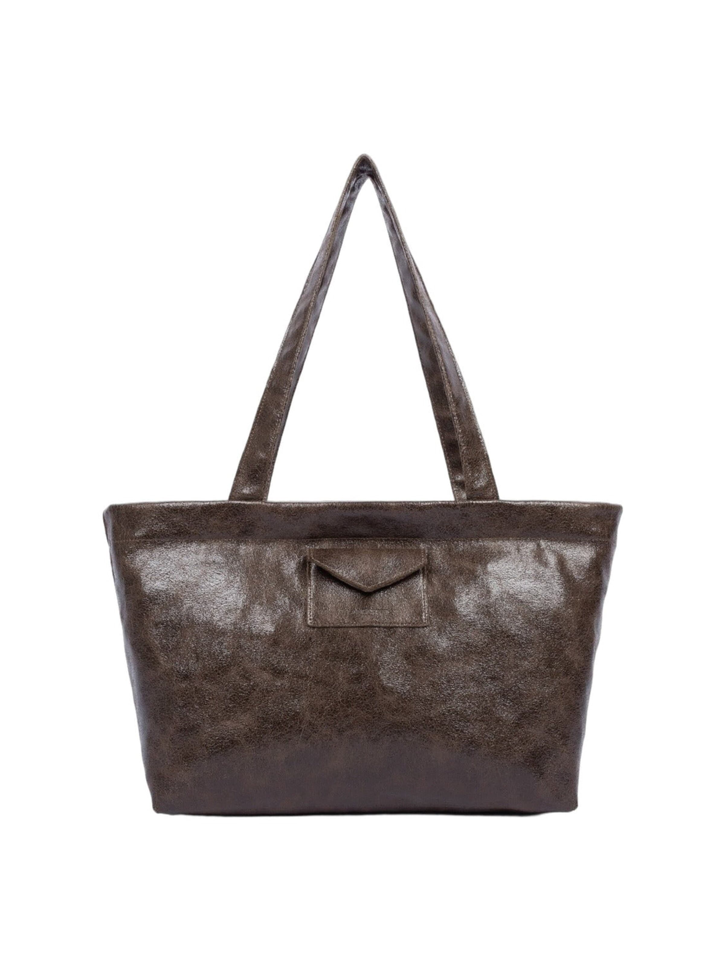 LANCASTER Paris - Shopper 'Zippé Rétro KBA' en marrón: frente