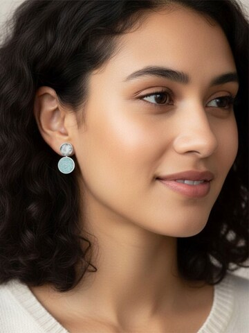Sergio Engel Earrings in Green: front