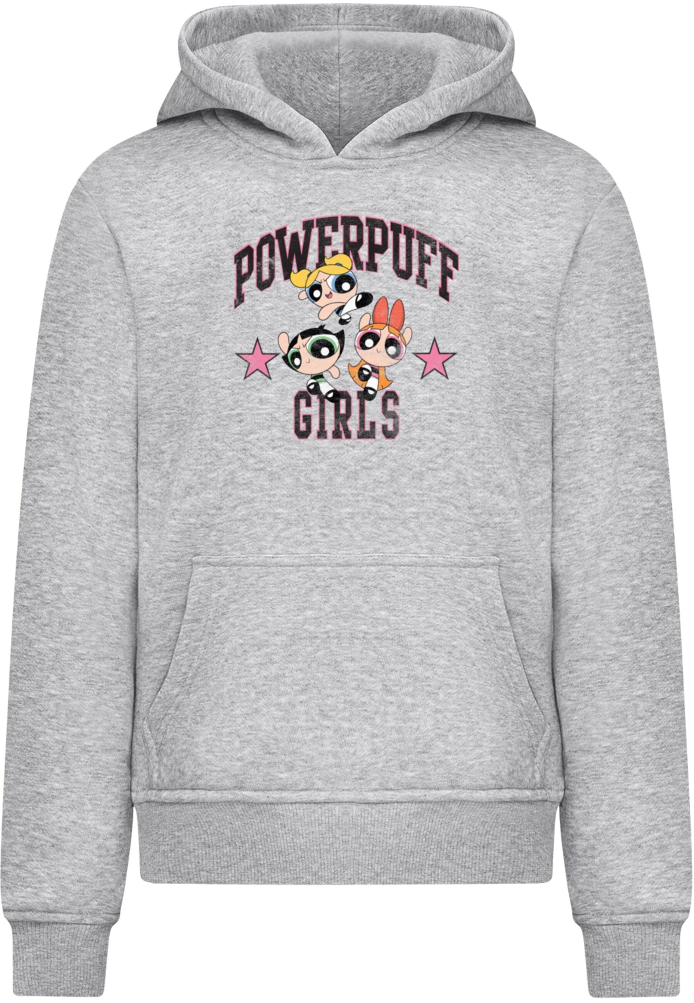Merchcode Sweatshirt 'The Powerpuff Girls' in Grey: front