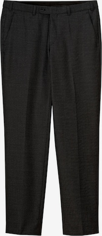 Digel Regular Pleated Pants in Black: front