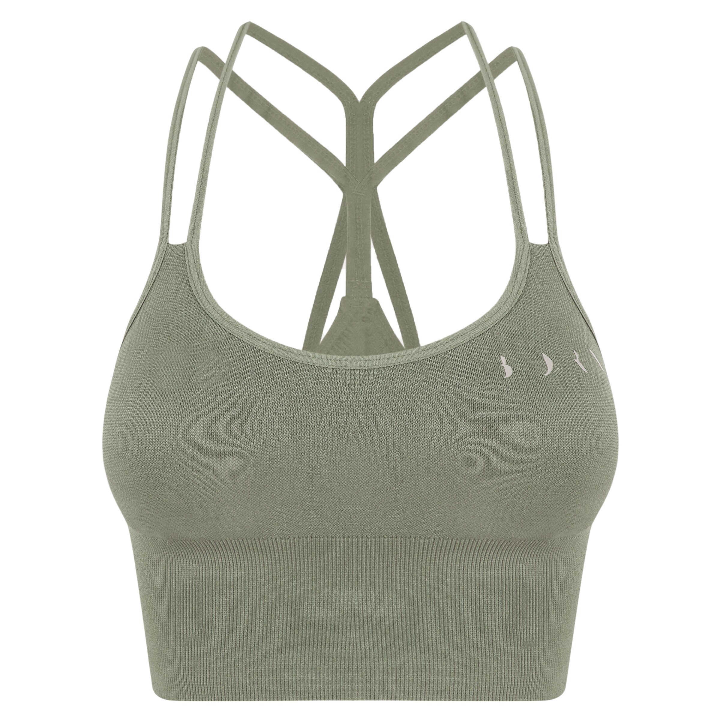 Born Living Yoga Sports top 'Sunset' in Green: front