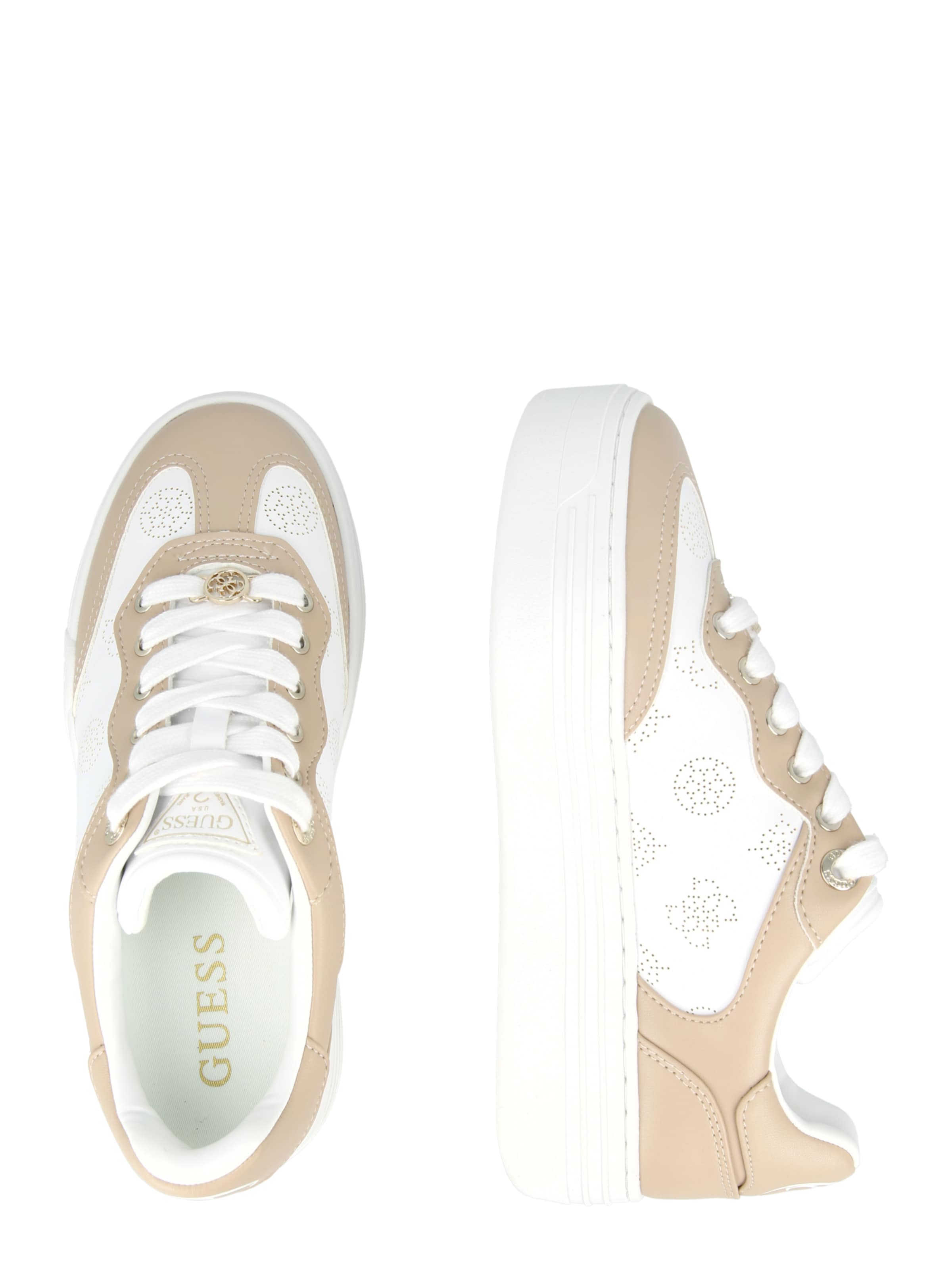 GUESS - Zapatillas deportivas bajas 'SWOLE3' en blanco
