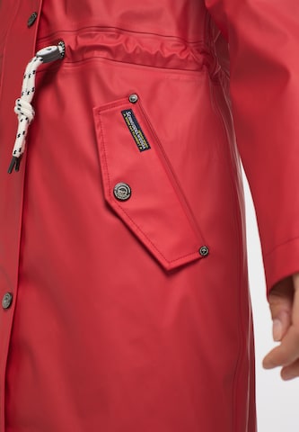 Manteau fonctionnel Schmuddelwedda en rouge