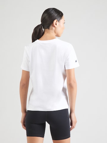 4F Funktionsbluse i hvid: tilbage