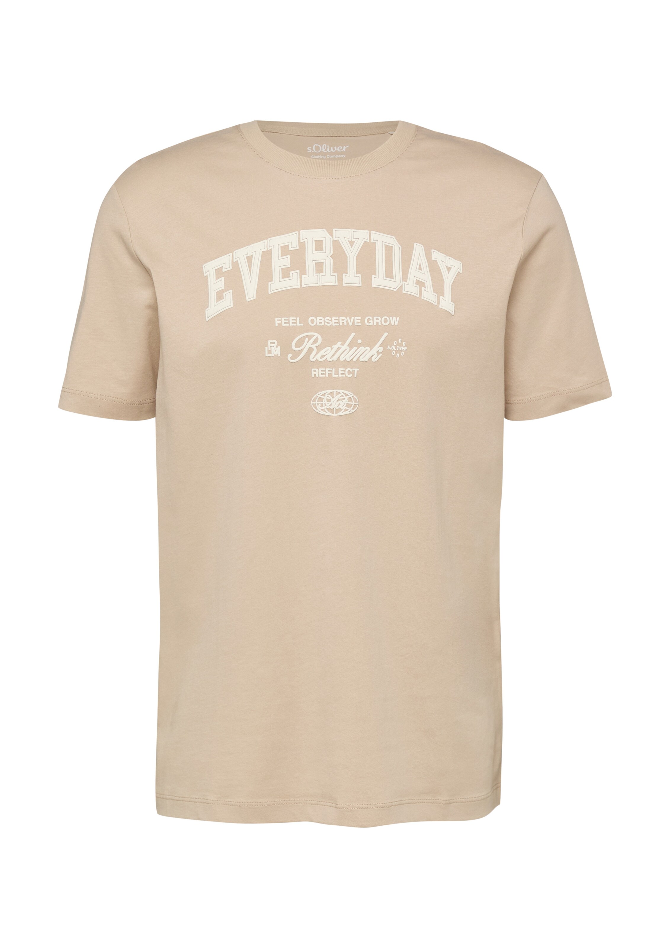 s.Oliver Shirt in Camel / Ecru, Item view