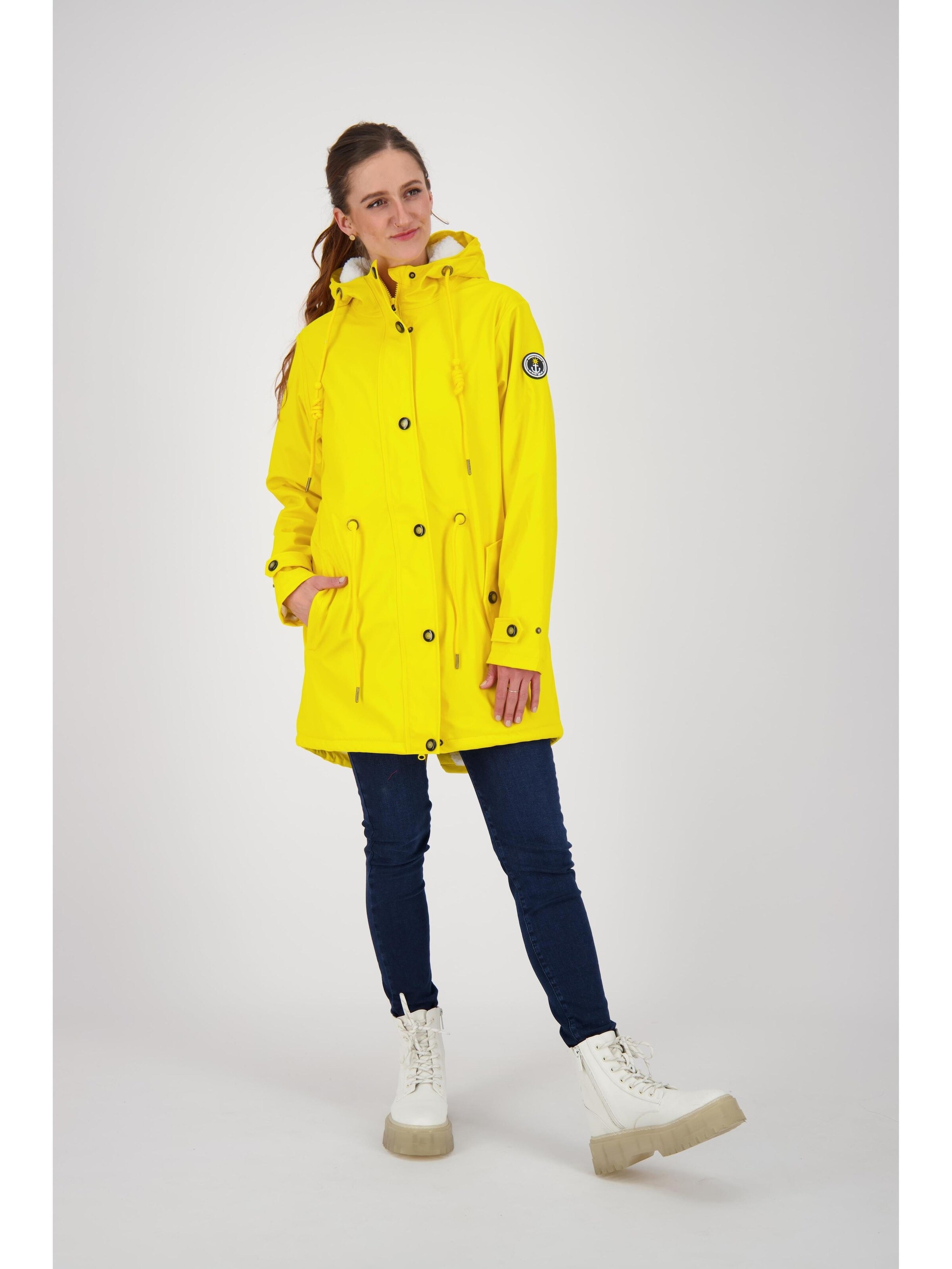 ankerglut Functionele mantel 'Friesennerz ankergluttraum WMN' in Geel