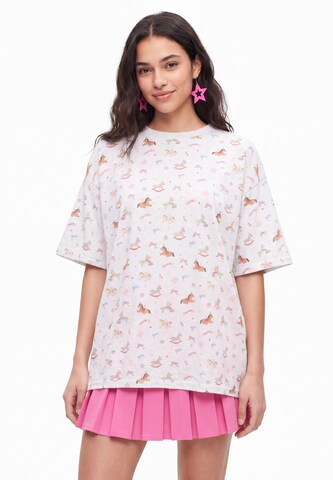 MYMO - Camiseta en blanco: frente