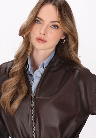 Manteau mi-saison DreiMaster Vintage en marron