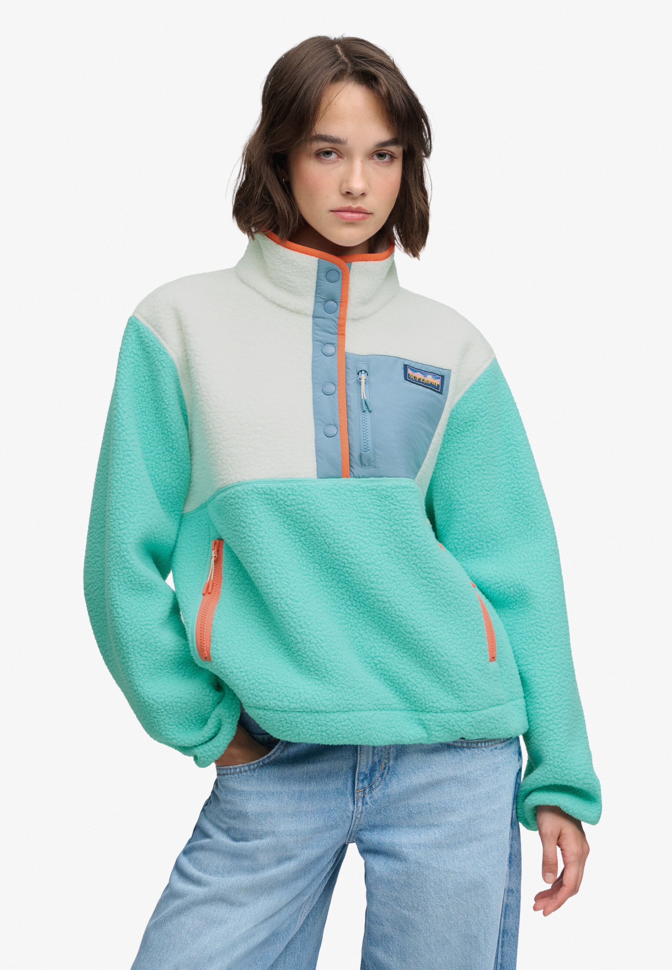 Superdry & Co Sweater in Green: front