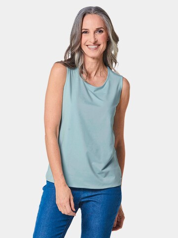Goldner Top in Blue: front