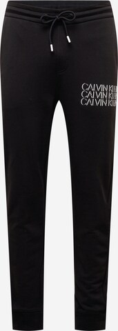 Calvin Klein Tapered Hose in Schwarz: predná strana