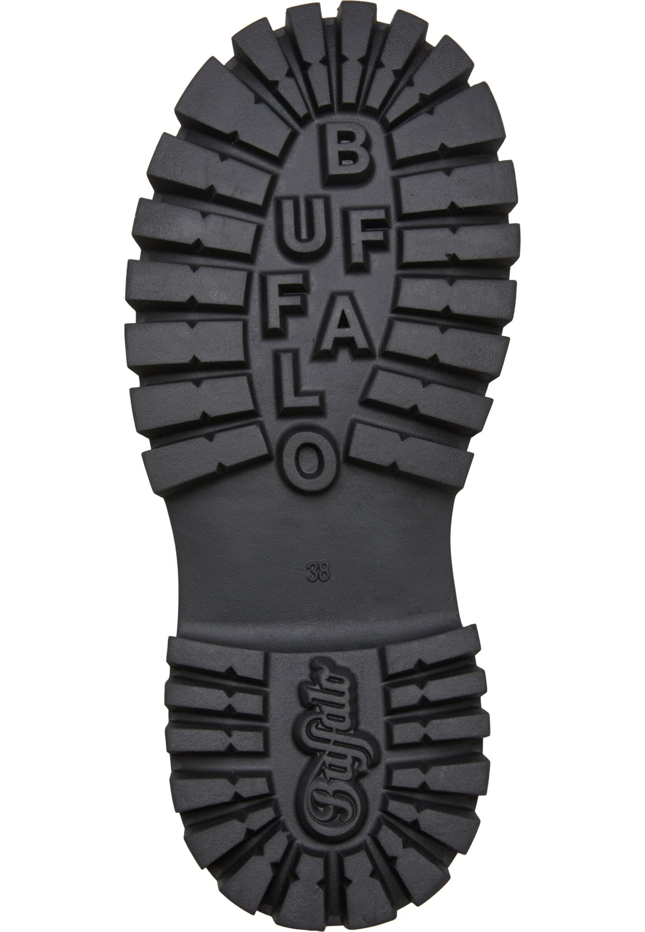 Stivaletto stringato 'Zanos' di BUFFALO in nero