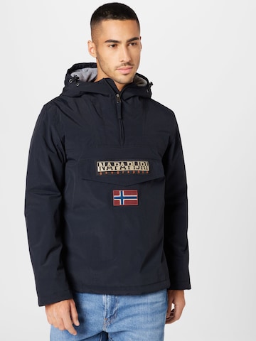 NAPAPIJRI Between-Season Jacket 'Rainforest Winter 3' in Black: front