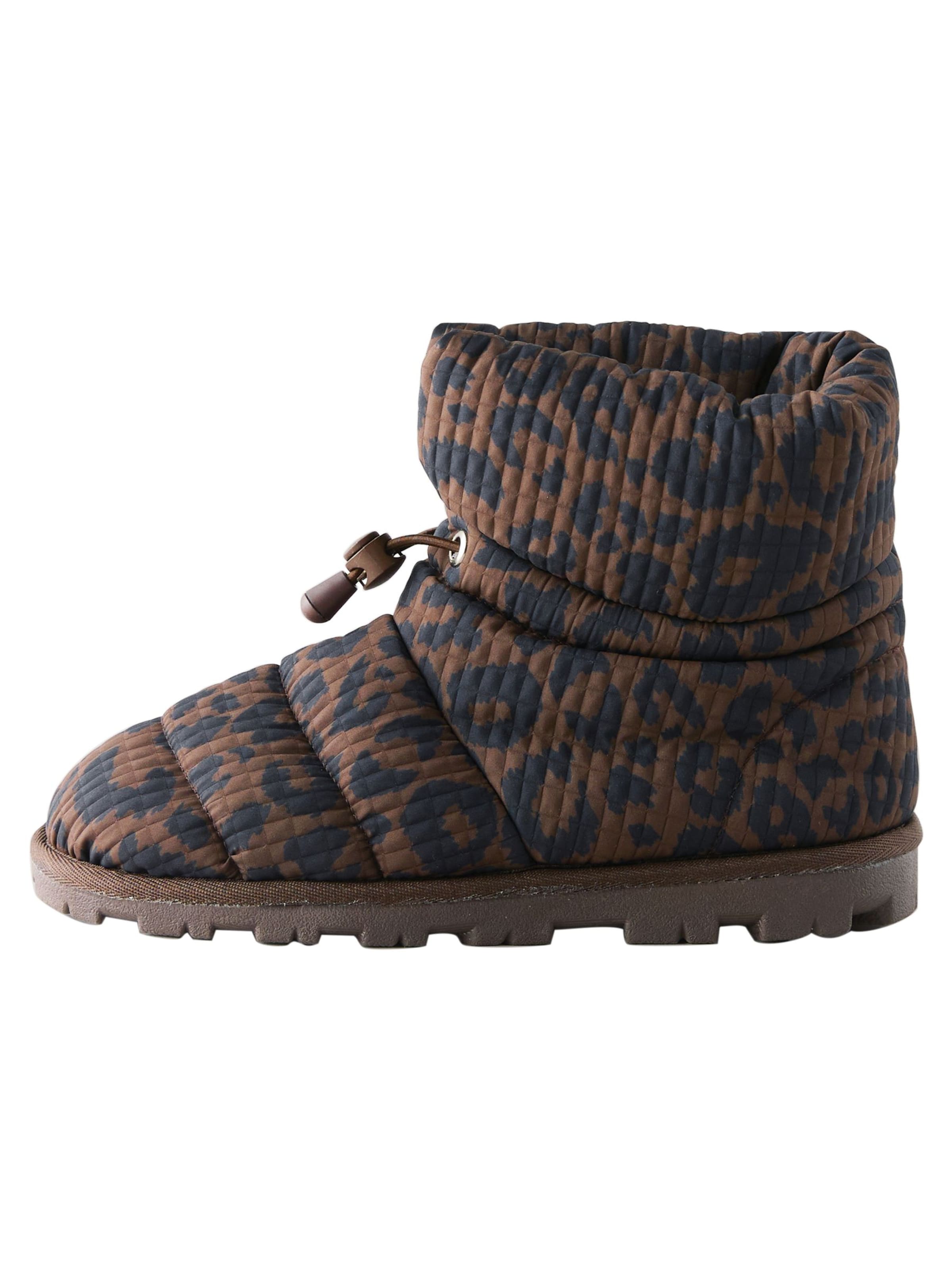 Next Kozačky – hnědá: přední strana